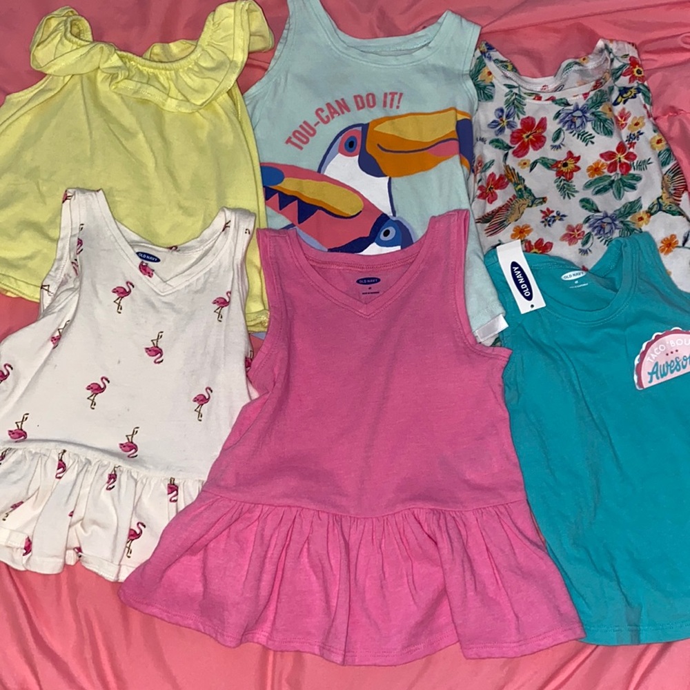 Tank top bundle 4T- mostly Old Navy